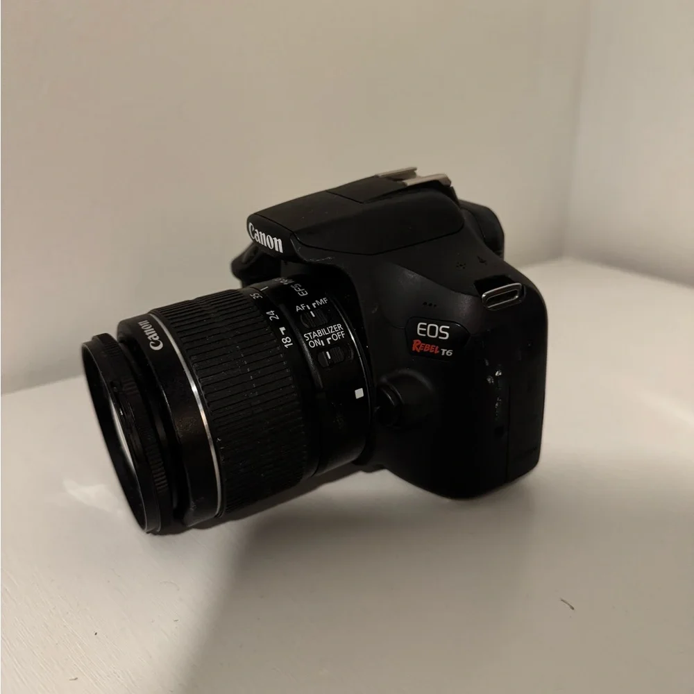 Canon EOS Rebel t6 Camera Set with Extra Lens (Ef 75-300mm)